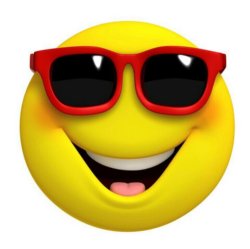 emoji wearing sunglasses